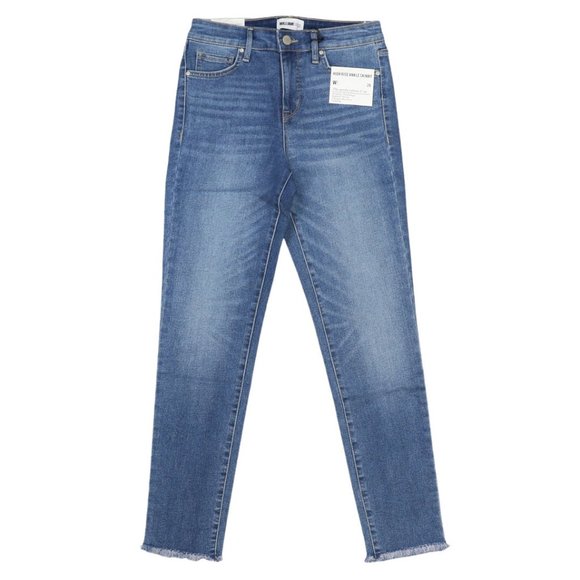 William Rast Denim - William Rast 26Wx27L Hi-Rise Skinny Leg Frayed Ankle Denim Jeans NWT Blue